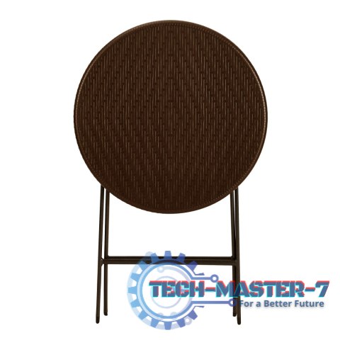 Stolik kawowy składany stół ogrodowy ratan 60cm ModernHome Stolik kawowy składany stół ogrodowy ratan 60cm ModernHome