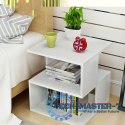 Stolik nocny kawowy szafka 3 poziomy nowoczesny ModernHome