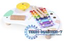Stolik z instrumentami stół muzyczny cymbałki +18m ECOTOYS ECOTOYS