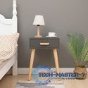 Szafka nocna nowoczesny stolik kawowy szary ModernHome