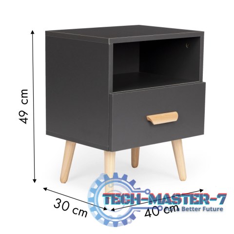 Szafka nocna szuflada stolik nocny ModernHome ModernHome Szafka nocna szuflada stolik nocny ModernHome ModernHome