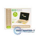 Tablica edukacyjna magnetyczna laptop litery cyfry ECOTOYS ECOTOYS