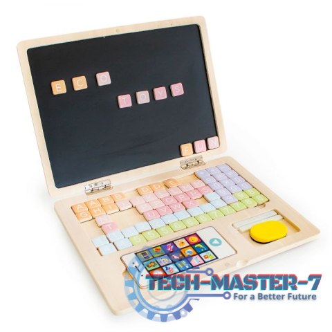 Tablica edukacyjna magnetyczna laptop litery cyfry ECOTOYS ECOTOYS Tablica edukacyjna magnetyczna laptop litery cyfry ECOTOYS ECOTOYS