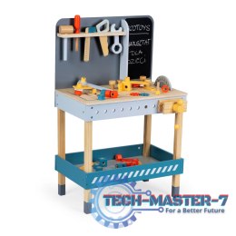 Zabawkowy drewniany warsztat z narzędziami - 47 el. ECOTOYS ECOTOYS