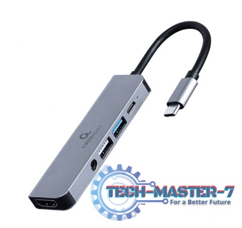 Adapter GEMBIRD A-CM-COMBO5-02 USB-C - HDMI Adapter GEMBIRD A-CM-COMBO5-02 USB-C - HDMI
