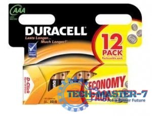 Baterie DURACELL Alkaliczna AAA (LR03, R03, 24A, MN2400, AM4, UM4, HP16) 12 szt. Basic MN2400 (B12)