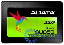 Dysk SSD ADATA SU650 480 GB SU650 (2.5″ /480 GB /SATA III (6 Gb/s) /520MB/s /450MB/s)