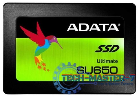 Dysk SSD ADATA SU650 480 GB SU650 (2.5″ /480 GB /SATA III (6 Gb/s) /520MB/s /450MB/s)