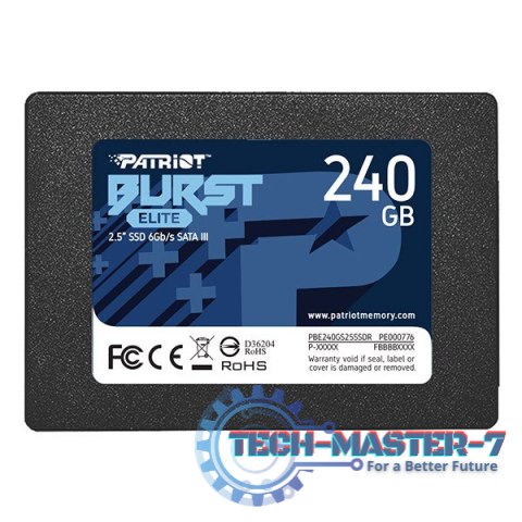 Dysk SSD PATRIOT Burst Elite 240 GB Burst Elite (2.5″ /240 GB /SATA III (6 Gb/s) /450MB/s /320MB/s)