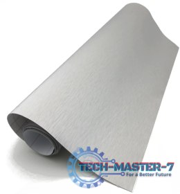 Folia okleina rolka aluminium imitująca metal metalic szczotkowana szara 1,52x30m