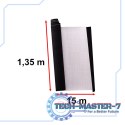 Folia rolka aksamitna czarna 1,35x15m