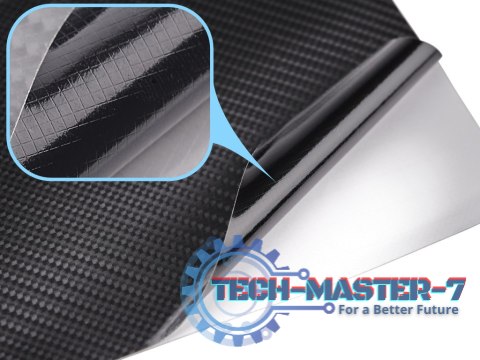 Folia rolka carbon 5D czarna 1,52x18m Folia rolka carbon 5D czarna 1,52x18m