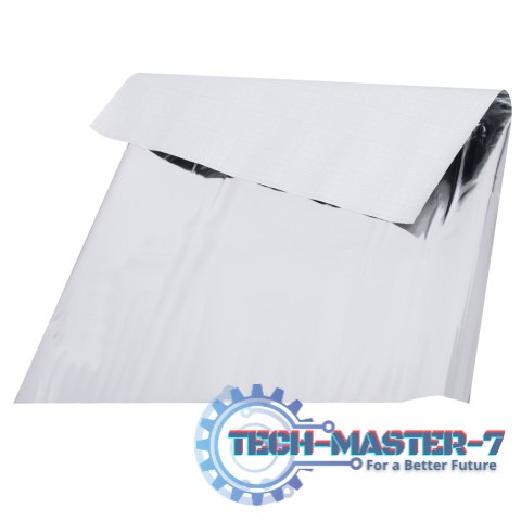 Folia rolka lustrzana lustro chrom srebrna 1,52x18m Folia rolka lustrzana lustro chrom srebrna 1,52x18m