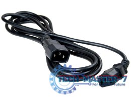 Kabel zasilający GEMBIRD IEC-320 C13 - IEC-320 C14 1.8m. PC-189