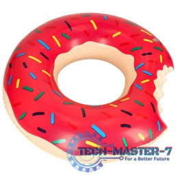 Kółko do pływania koło dmuchane Donut różowe 50cm max 20kg 3-6lat