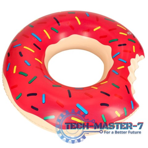 Kółko do pływania koło dmuchane Donut różowe 50cm max 20kg 3-6lat