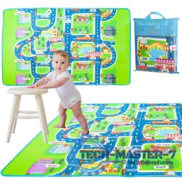 Mata edukacyjna piankowa składana ulica 160 x 130 cm