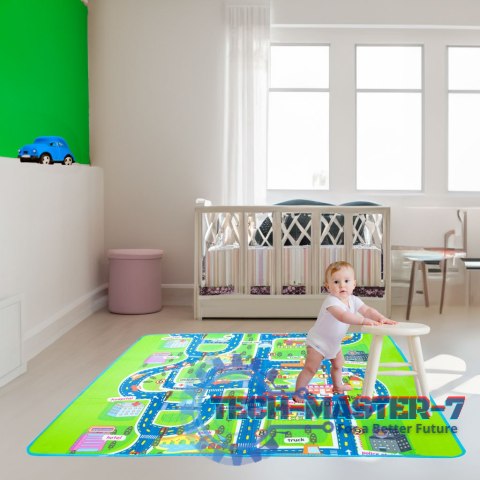 Mata edukacyjna piankowa składana ulica 160 x 130 cm Mata edukacyjna piankowa składana ulica 160 x 130 cm