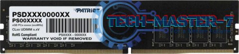 Pamięć PATRIOT (UDIMM/DDR4/16 GB/3200MHz/1.2V/22 CLCL/SINGLE)