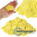 Piasek kinetyczny 1kg w woreczku żółty