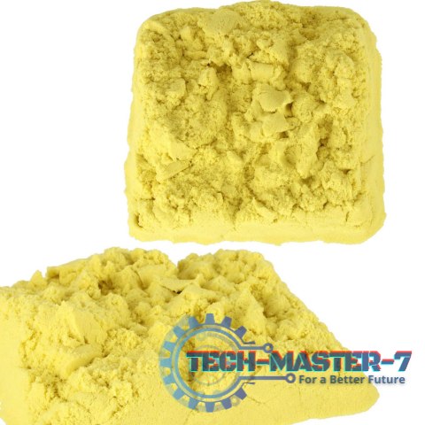 Piasek kinetyczny 1kg w woreczku żółty Piasek kinetyczny 1kg w woreczku żółty