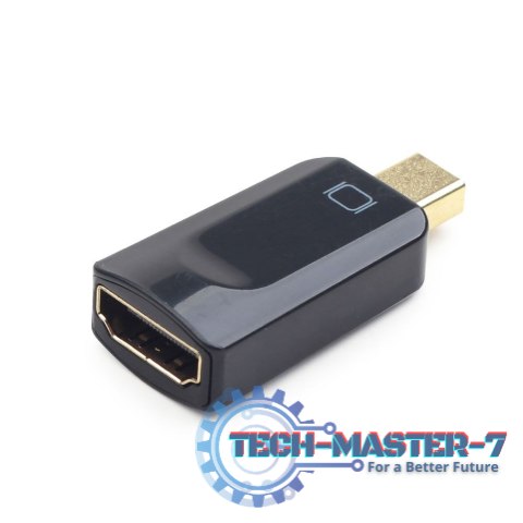 Adapter GEMBIRD Mini DisplayPort (M) - HDMI Typ A (F) Mini DisplayPort (wtyk) - HDMI typ A (gniazdo) A-MDPM-HDMIF-01 Adapter GEMBIRD Mini DisplayPort (M) - HDMI Typ A (F) Mini DisplayPort (wtyk) - HDMI typ A (gniazdo) A-MDPM-HDMIF-01