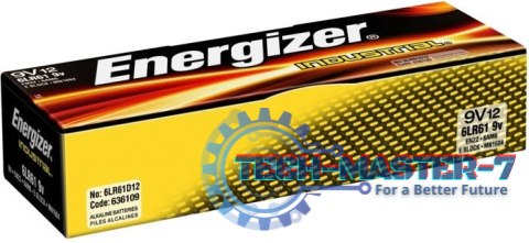 Baterie ENERGIZER Alkaliczna 9V 12 szt. 636109