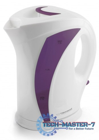 Czajnik ESPERANZA Iguazu Fioletowy (1.7L /2200W /Biało-fioletowy )