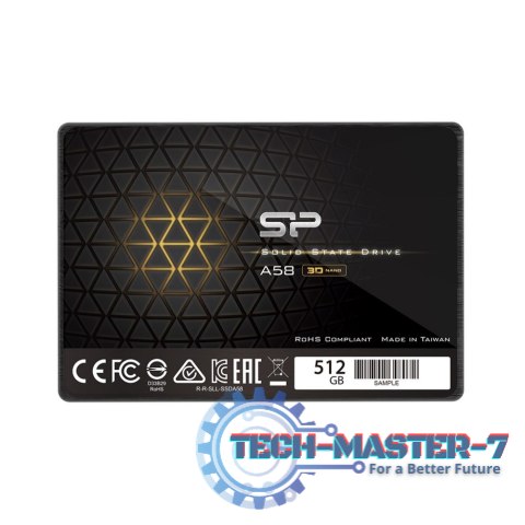 Dysk SSD SILICON POWER Ace A58 512 GB (2.5″ /512 GB /SATA III (6 Gb/s) /560MB/s /530MB/s)
