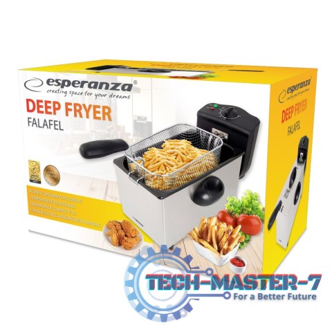 Frytownica tradycyjna ESPERANZA EKG010 (3l /2200W /Biało-czarny ) Frytownica tradycyjna ESPERANZA EKG010 (3l /2200W /Biało-czarny )