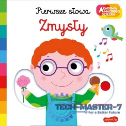 Książeczka Zmysły. Akademia mądrego dziecka. Pierwsze słowa