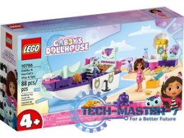 LEGO 10786 Koci domek - Gabi Statek i spa Gabi i Syrenkotki