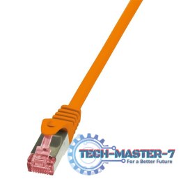 LOGILINK S/FTP Cat.6 0.5 m Pomarańczowy 0.5 Patchcord