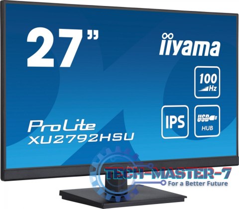 Monitor IIYAMA XU2792HSU-B6 (27" /IPS /100Hz /1920 x 1080 /Czarny) Monitor IIYAMA XU2792HSU-B6 (27" /IPS /100Hz /1920 x 1080 /Czarny)