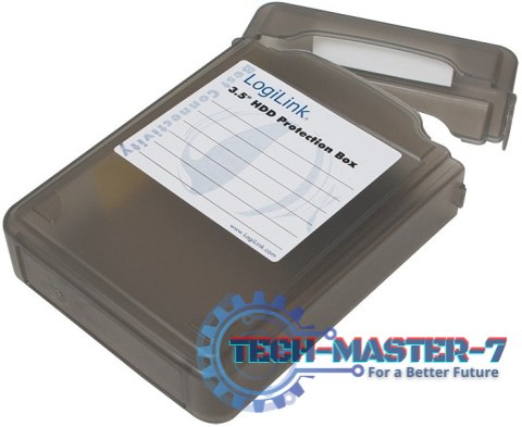 Pudełko ochronne do HDD 3.5' czarne