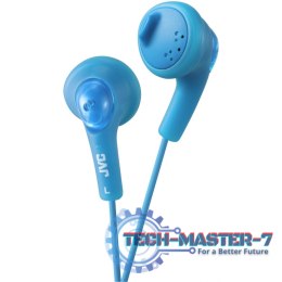 Słuchawki Douszne JVC Gumy Niebieski (1m /3.5 mm (niklowany) wtyk/Niebieski)