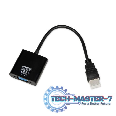 Adapter IBOX IAHV01 Czarny HDMI - VGA IAHV01