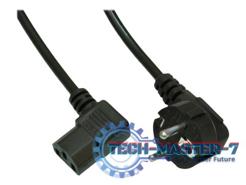 Kabel zasilający AKYGA 1x Zasilanie CEE 7/7 1.5m. AK-PC-02A