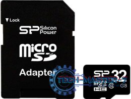 Karta pamięci SILICON POWER 32 GB Adapter SD