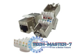 NETRACK 105-32 Netrack moduł keystone Jack RJ45 kat. 6 FTP, beznarzędziowy