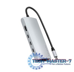 SATECHI ST-P8KES (Srebrny /USB Typ C )