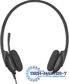 Słuchawki z mikrofonem LOGITECH H340 Czarny