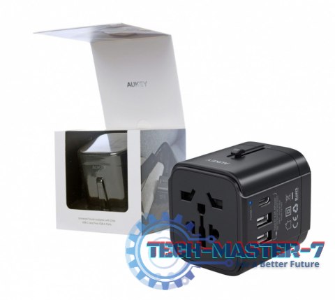 Adapter AUKEY PA-TA01 Black(1x USB Typ C\7800mA\5V)