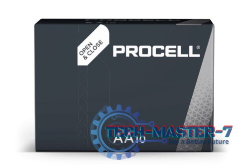 Baterie DURACELL Alkaliczna AA 10 szt. Procell AA/LR6 karton 10szt