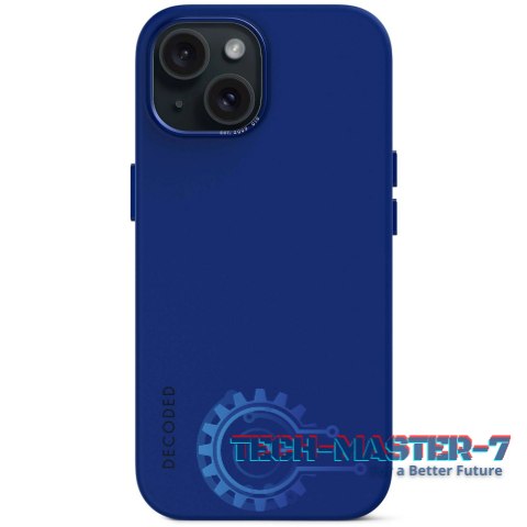 Decoded - silikonowa obudowa ochronna do iPhone 15 kompatybilna z MagSafe (galactic blue)