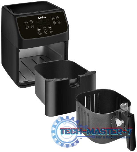 Frytownica beztłuszczowa AMICA Air Fryer 1193429 (6.8l /1700W /Czarny ) Frytownica beztłuszczowa AMICA Air Fryer 1193429 (6.8l /1700W /Czarny )