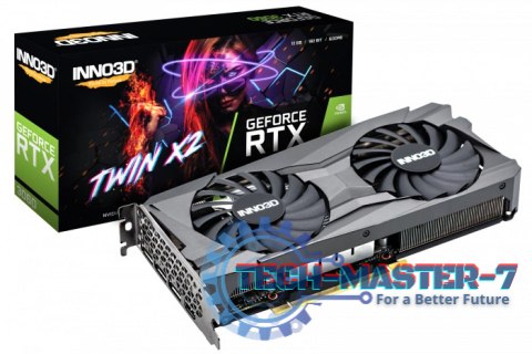 Karta graficzna INNO3D GeForce RTX 3060 TWIN X2 12GB GDDR6 (N30602-12D6-119032AH) Karta graficzna INNO3D GeForce RTX 3060 TWIN X2 12GB GDDR6 (N30602-12D6-119032AH)