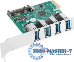 LANBERG PCE-US3-004 4x USB 3.2 Gen 1