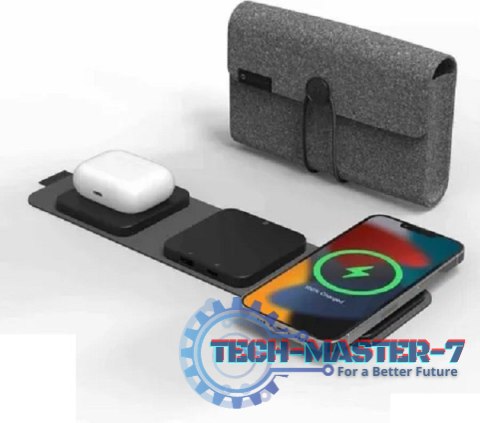 Mophie travel charger - ładowarka do 3 urządzeń wspierająca ładowanie MagSafe (black) Mophie travel charger - ładowarka do 3 urządzeń wspierająca ładowanie MagSafe (black)