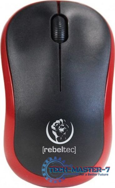 Mysz Bezprzewodowa REBELTEC Meteor czerwony